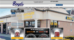 Desktop Screenshot of boydstire.com