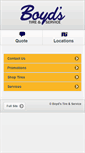 Mobile Screenshot of boydstire.com